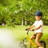 2歳児には三輪車か自転車か？